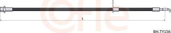 Тормозной шланг Cofle задний для Toyota Celica VI (T200) 1993-1999. Артикул 92.BH.TY156