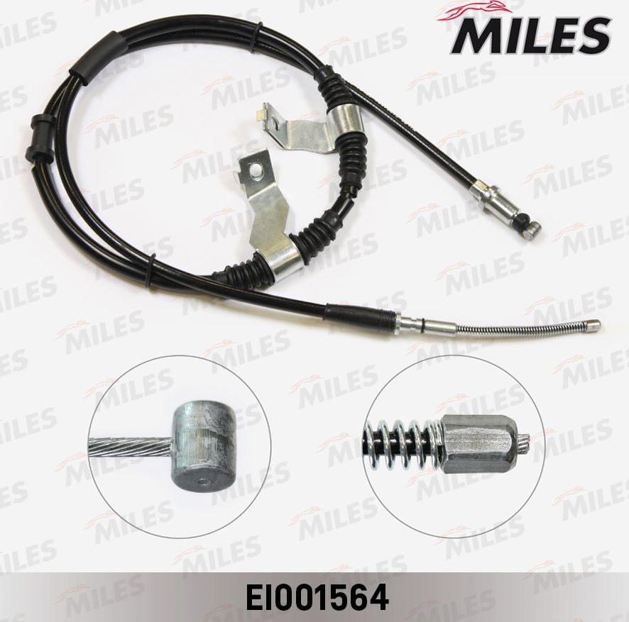Трос ручника (тросик ручного тормоза) Miles. Артикул EI001564