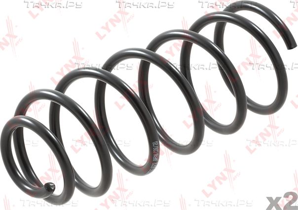 Пружина подвески LYNXauto передняя для Volkswagen Golf IV 1997-2006. Артикул SC-2072