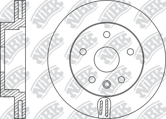Тормозной диск NiBK. Артикул RN33001