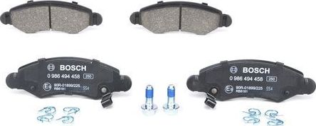 Тормозные колодки Bosch. Артикул 0 986 494 458