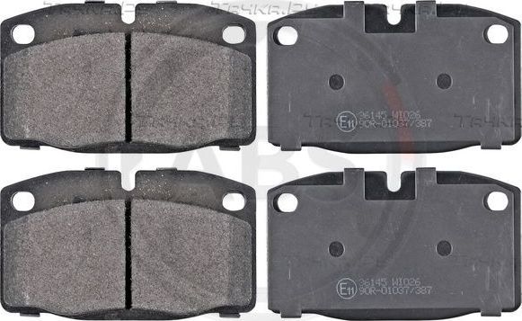 Тормозные колодки ABS передние для Lotus Elan 1989-1995. Артикул 36145