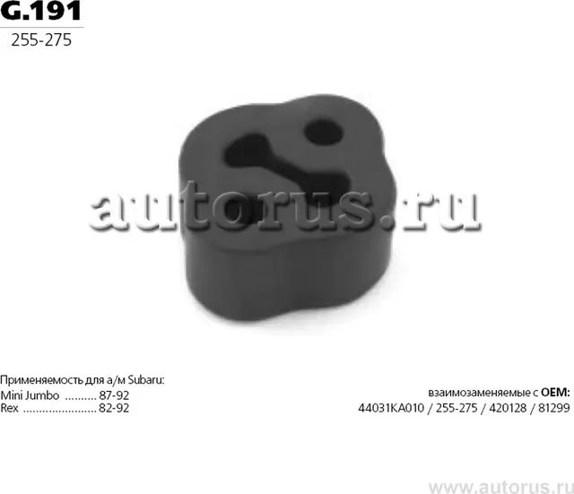 Подушка глушителя (Transmaster). Артикул G.191