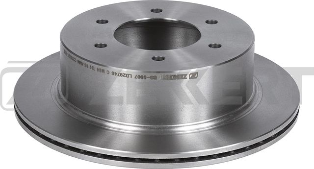 Тормозной диск Zekkert задний для Mitsubishi Pajero Sport II 2008-2016. Артикул BS-5907