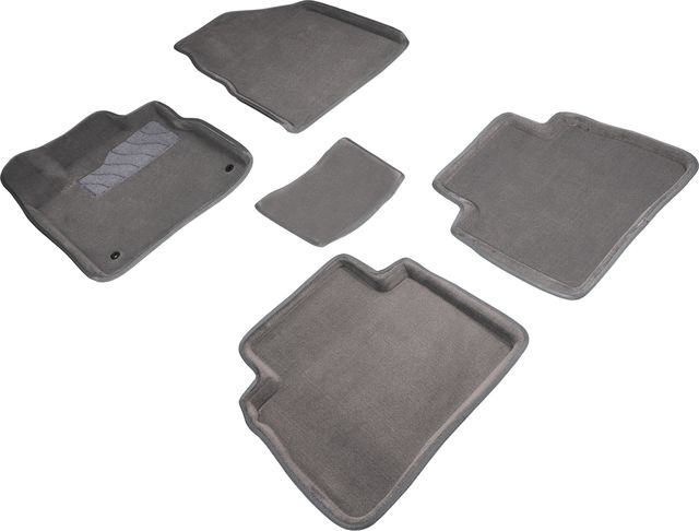 Коврики Seintex 3D ворсовые для салона Nissan Murano Z51 2008-2015 Серые. Артикул 88484