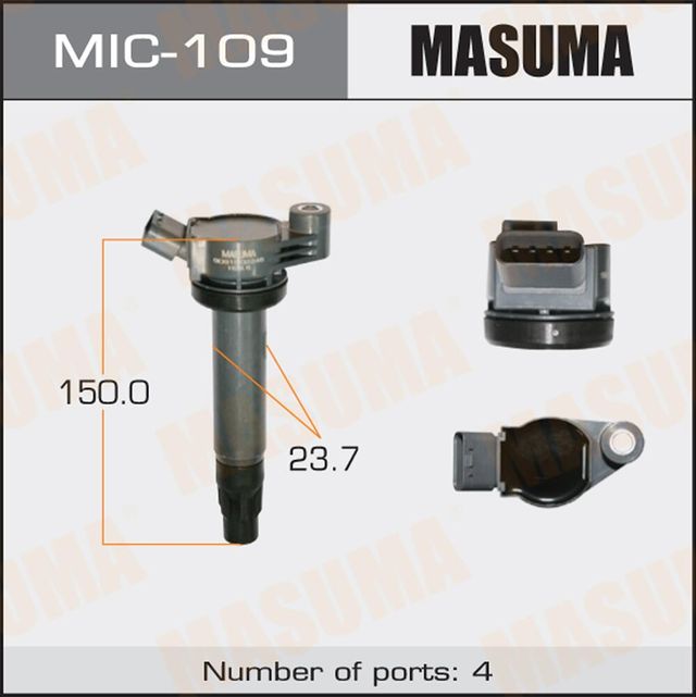 Катушка зажигания Masuma для Toyota Highlander I (U20) 2003-2010. Артикул MIC-109