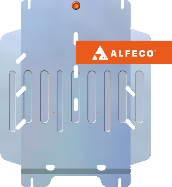 Защита алюминиевая Alfeco (4мм) для КПП Toyota Land Cruiser 300 2021-2026. Артикул ALF.24.134 AL4