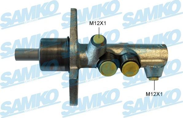 Тормозной цилиндр главный Samko (Серый чугун). Артикул P08330