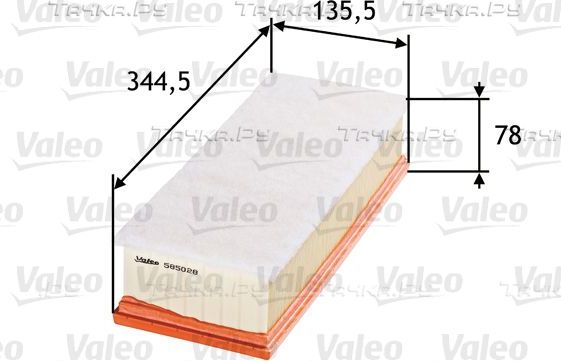 Воздушный фильтр Valeo для Volkswagen Golf V 2003-2009. Артикул 585028