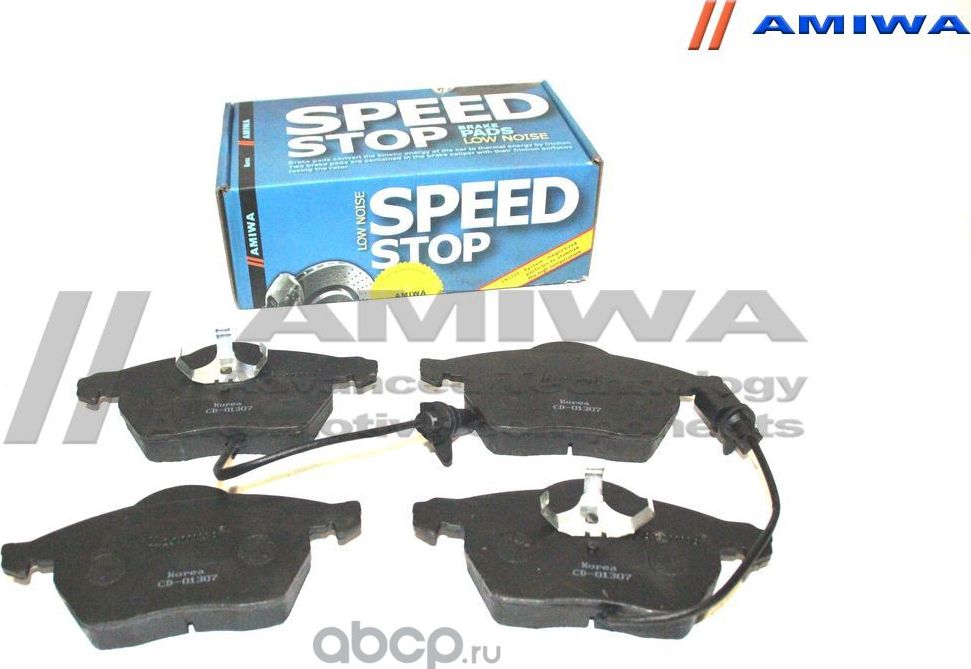 Колодки тормозные передние (Amiwa). Артикул CD01307