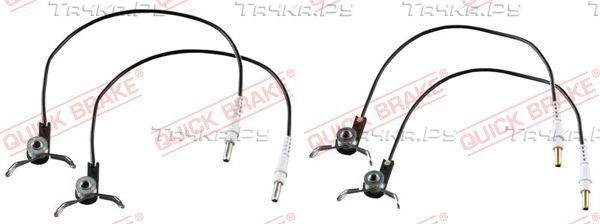 Датчик износа тормозных колодок  Quick Brake передний внешний/внутренний для Citroen Jumpy I 1995-2003. Артикул WS 0181 A