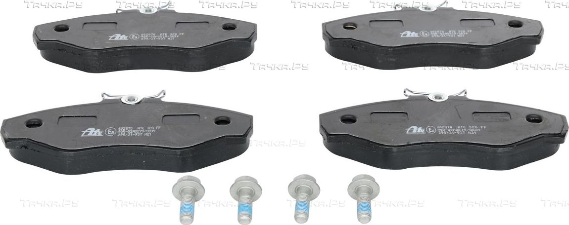 Тормозные колодки ATE передние для Opel Vivaro A 2001-2014. Артикул 13.0460-2870.2