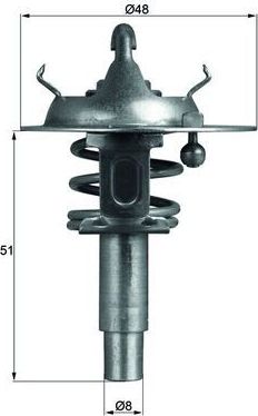 Термостат Mahle Behr. Артикул TX 106 90D