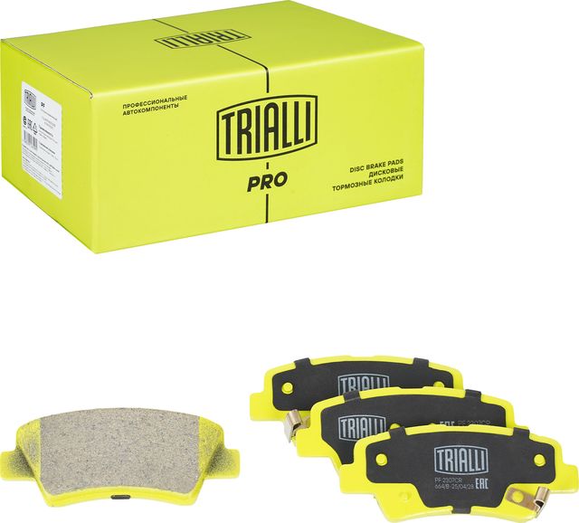 Тормозные колодки Trialli (Low-Metallic). Артикул PF 2307CR