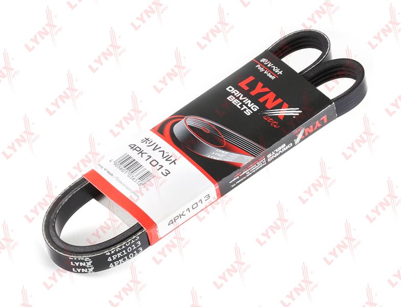 Приводной ремень поликлиновой LYNXauto. Артикул 4PK1013