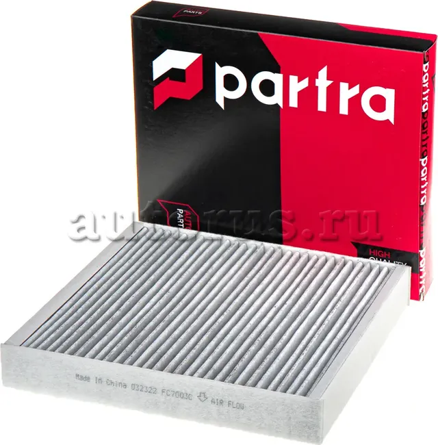 Фильтр салона угольный (Partra). Артикул FC7003C