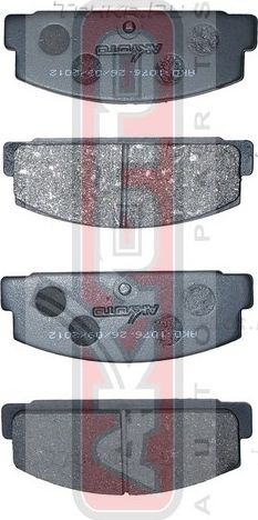 Тормозные колодки Akyoto Packing AKYOTO задние для Mazda RX-7 II (FC) 1985-1991. Артикул AKD-1076
