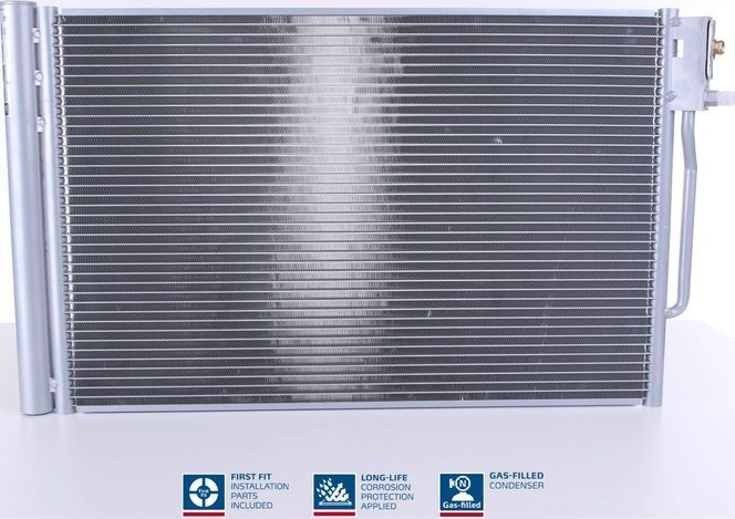 Радиатор кондиционера (конденсатор) Nissens (алюминий). Артикул 941088