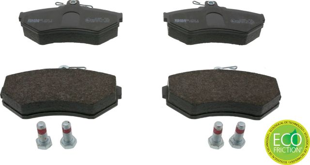 Тормозные колодки Ferodo Premier Eco Friction передние для SEAT Cordoba I 1997-2002. Артикул FDB1289