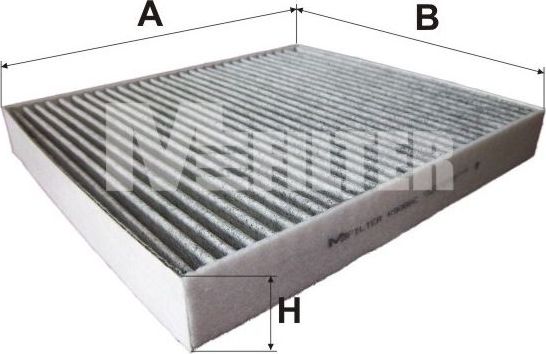 Салонный фильтр MFilter (Активированный уголь). Артикул K 9086C