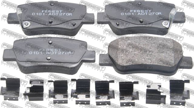 Тормозные колодки Febest. Артикул 0101-ADT270R