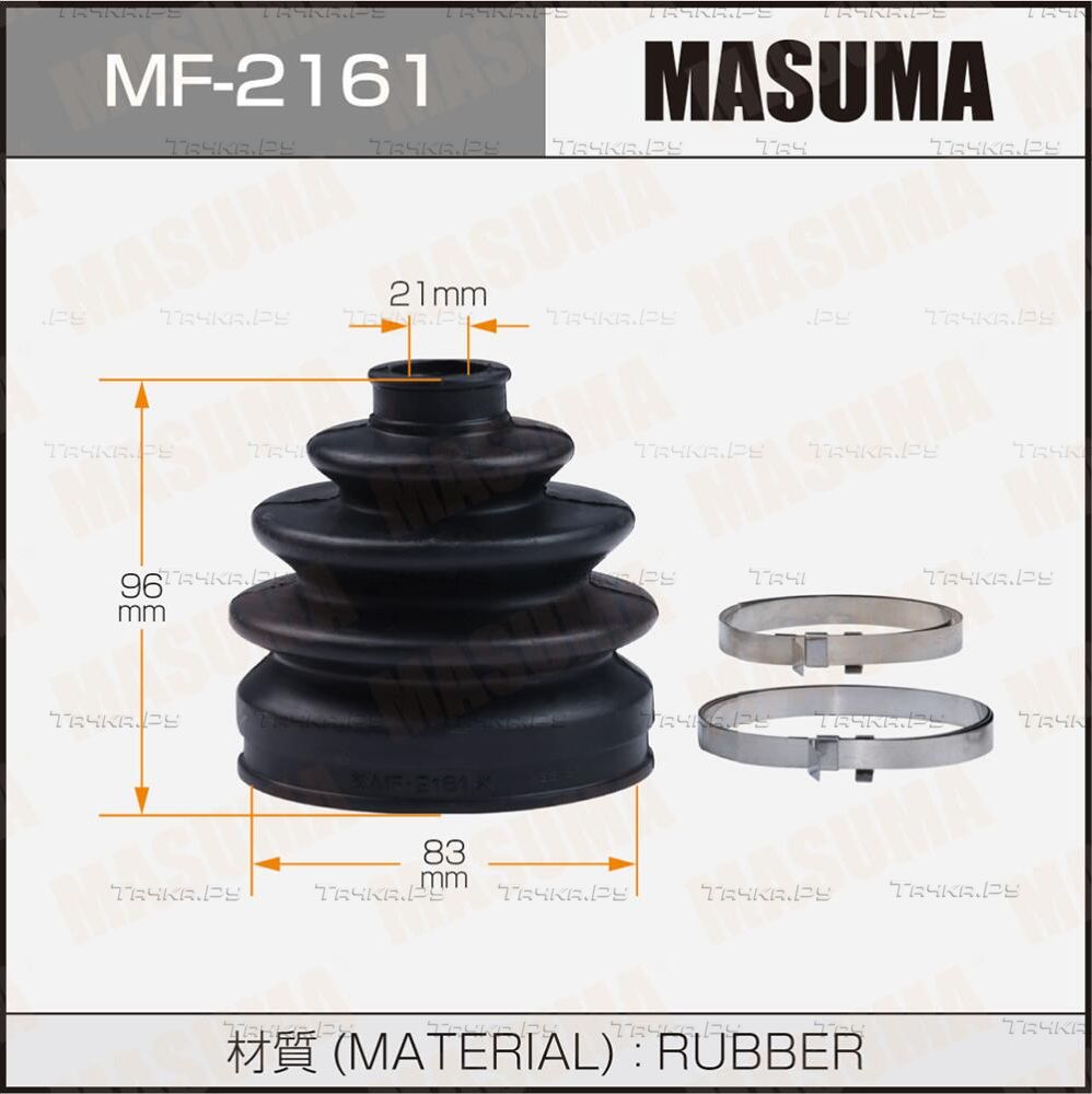 Пыльник ШРУСа наружный Masuma передний для Honda CR-X III 1992-1998. Артикул MF-2161