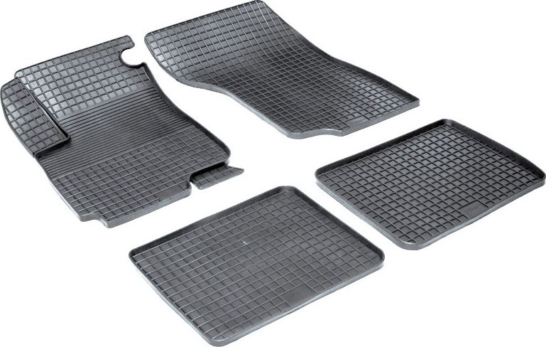 Коврики резиновые Seintex с узором сетка для салона Нafei Princip 2006-2026. Артикул 00483