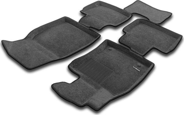 Коврики текстильные Euromat 3D Business для салона Toyota Camry XV80 2024-2026 Серые. Артикул EMC3D-005112G