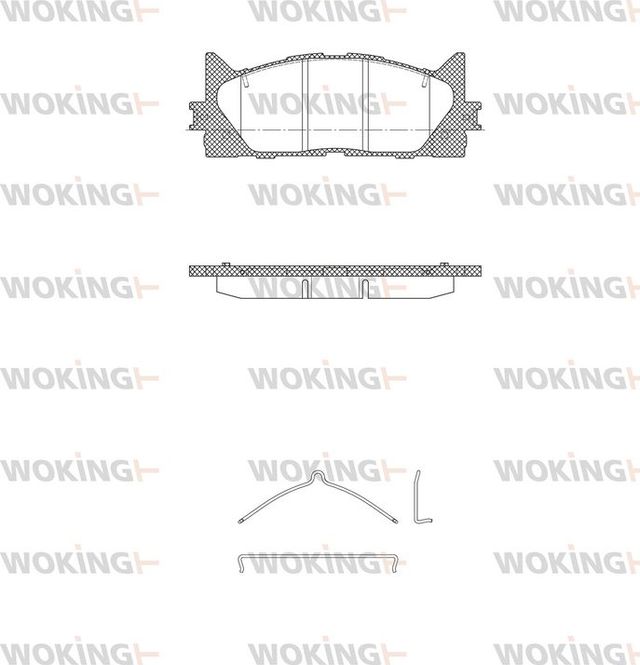 Тормозные колодки Woking. Артикул P13333.00