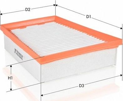 Воздушный фильтр  Tecneco Filters. Артикул AR2030PM
