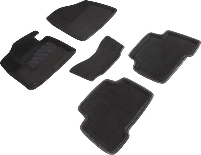 Коврики Seintex 3D ворсовые для салона Hyundai Santa Fe III 2012-2018. Артикул 83624