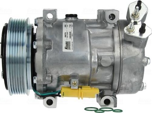 Компрессор кондиционера Nissens ** FIRST FIT ** для Peugeot 406 I 1996-2004. Артикул 89076