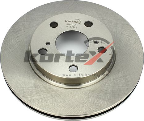 Диск тормозной TOYOTA AURIS/COROLLA 07- перед.вент.(d=275mm) (Kortex). Артикул KD0164