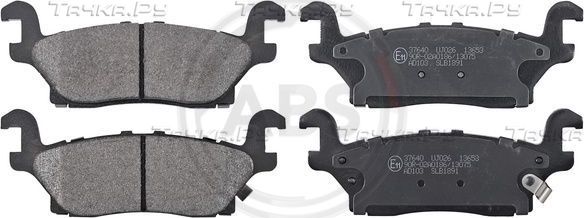 Тормозные колодки ABS задние для Hummer H3 2005-2010. Артикул 37640