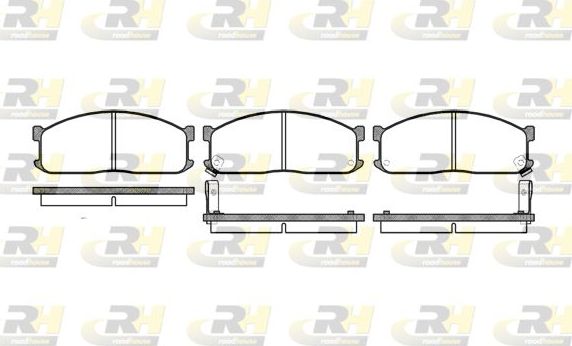 Тормозные колодки RoadHouse передние для Kia Bongo IV 2003-2026. Артикул 2244.02