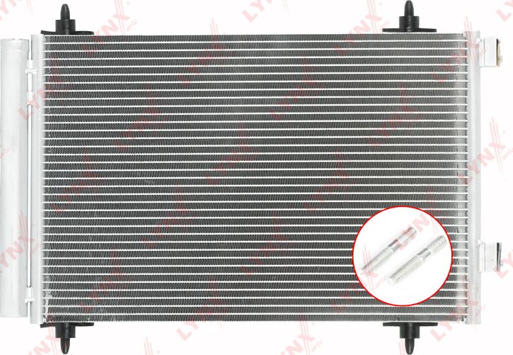 Радиатор кондиционера (конденсатор) LYNXauto. Артикул RC-0005