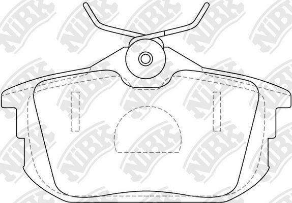 Тормозные колодки NiBK. Артикул PN3593