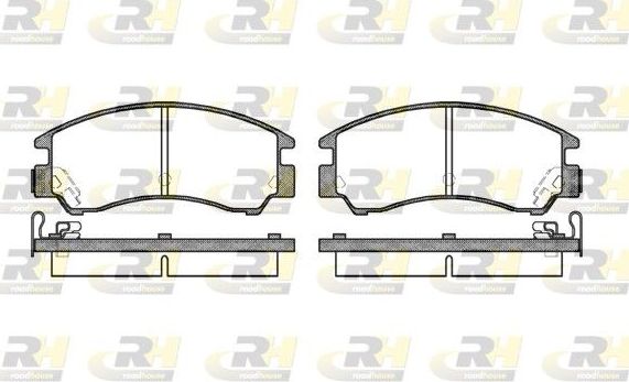 Тормозные колодки RoadHouse передние для Subaru XT 1985-1990. Артикул 2191.04