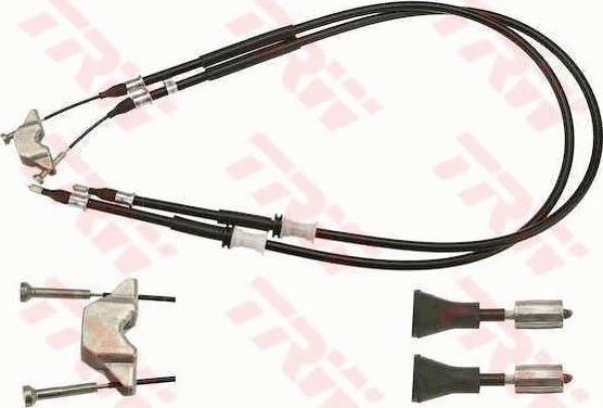 Трос ручника (тросик ручного тормоза) TRW задний правый/левый для Opel Astra G 1998-2009. Артикул GCH2096