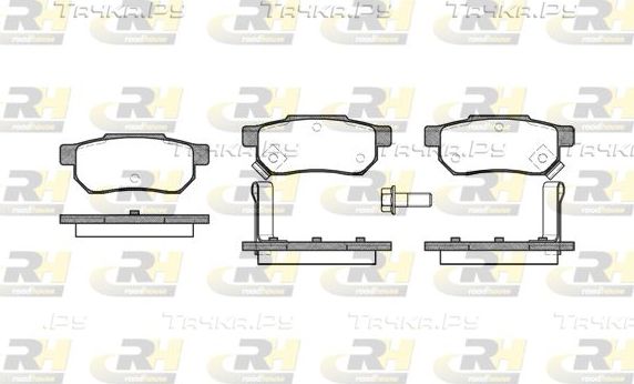 Тормозные колодки RoadHouse задние для Opel Omega A 1986-1987. Артикул 2233.02