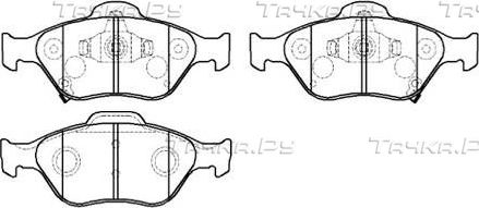 Тормозные колодки HSB передние для Toyota Yaris II 2005-2012. Артикул HP9162