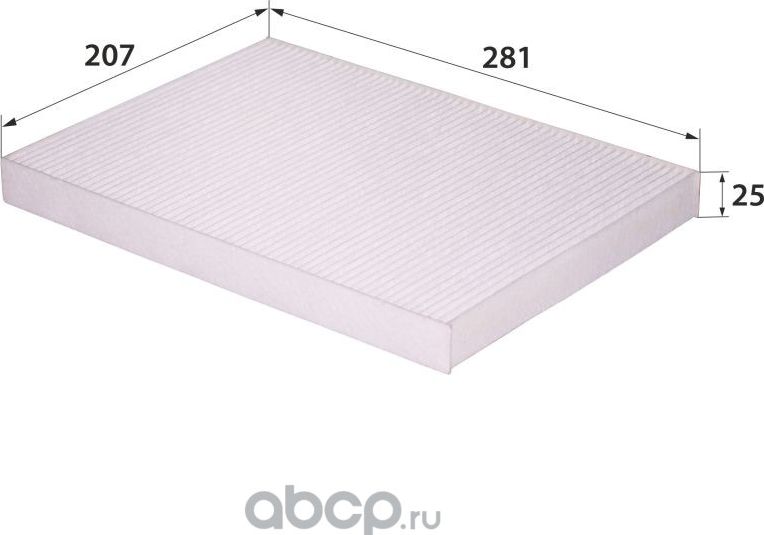 AC-150E CU2882 (фильтр салонный) (RB-Exide). Артикул AC150E