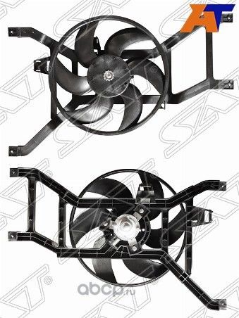 Диффузор радиатора в сборе RENAULT LOGAN 08- без к (SAT). Артикул STDC01201B0
