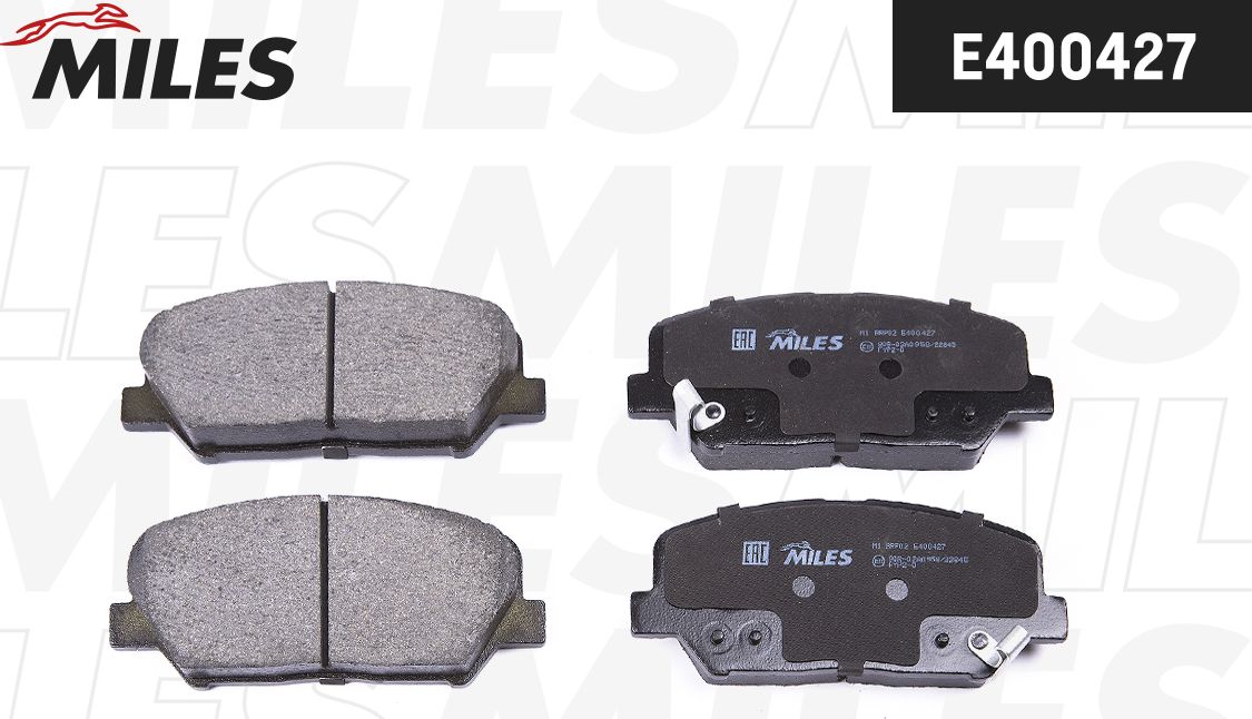 Тормозные колодки Miles (Low-Metallic). Артикул E400427