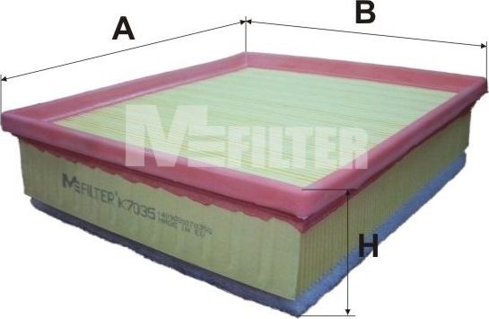 Воздушный фильтр MFilter для BMW 2 F22 2012-2026. Артикул K 7035