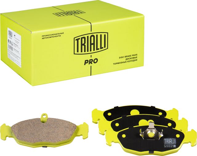 Тормозные колодки Trialli (Керамика) передние для Daewoo Lanos 1997-2008. Артикул PF 051201CR