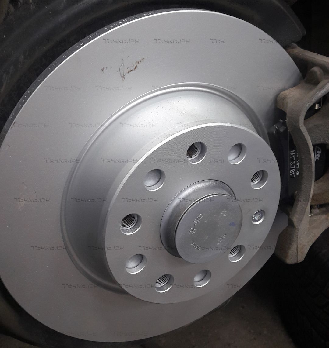 Тормозной диск ATE задний для Audi A3 II (8P) 2003-2013. Артикул 24.0112-0169.1