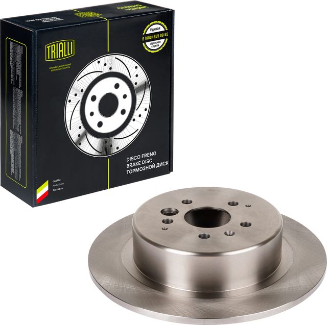Тормозной диск Trialli задний для Chery Tiggo 5 I 2013-2026. Артикул DF 051310