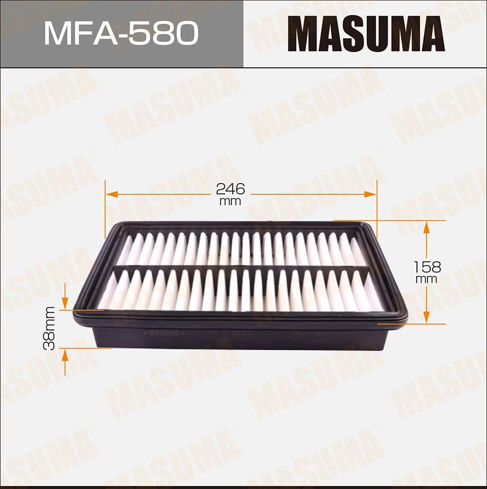 Воздушный фильтр Masuma. Артикул MFA-580