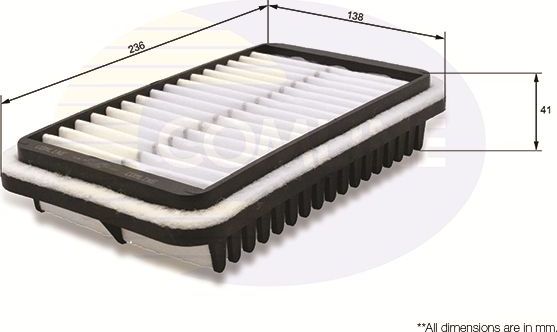 Воздушный фильтр Comline для Suzuki Wagon R+ I 1998-2000. Артикул CSZ12961